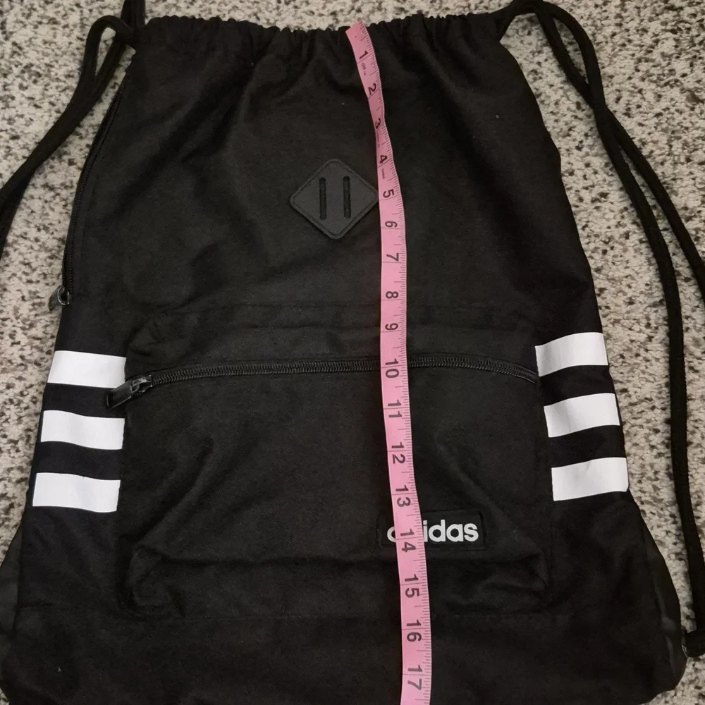 Adidas Classic 3S Sackpack Unisex Black White #RN 90288